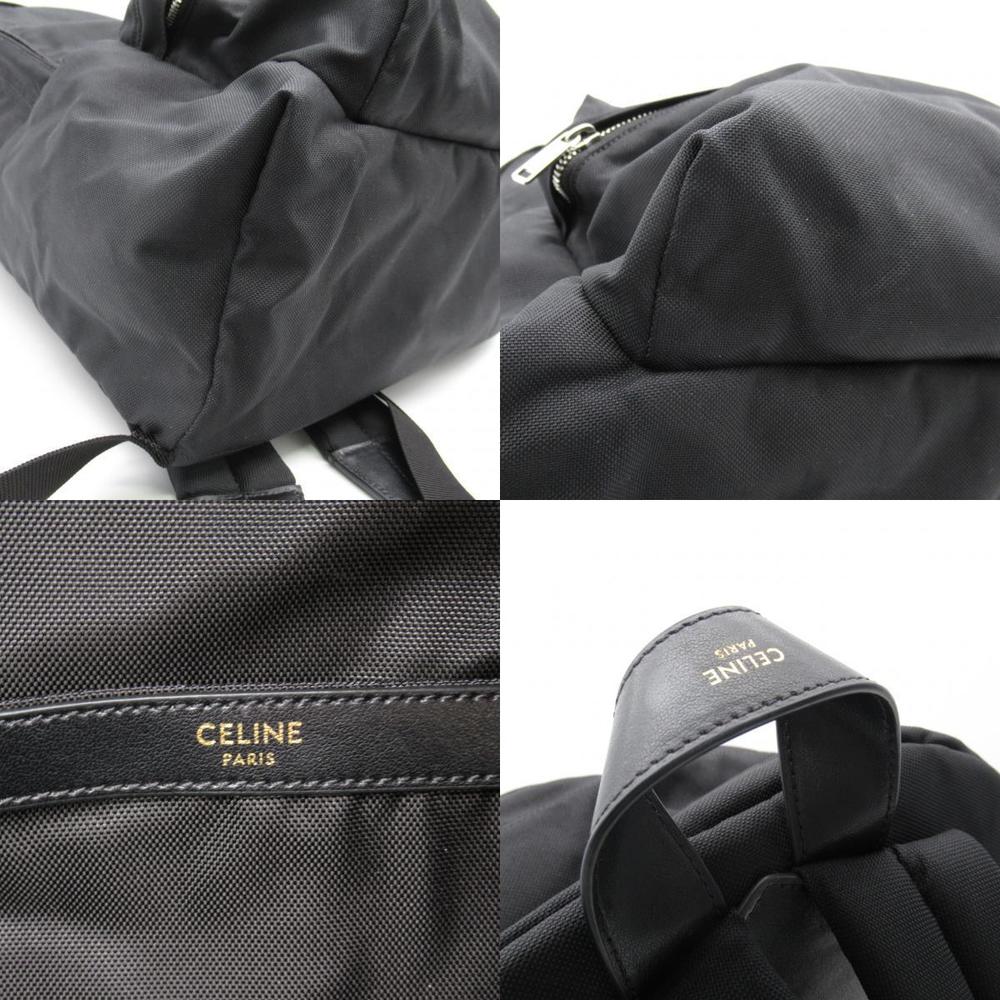 Celine Rucksack Black Nylon Backpack - image 8